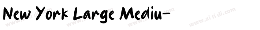 New York Large Mediu字体转换